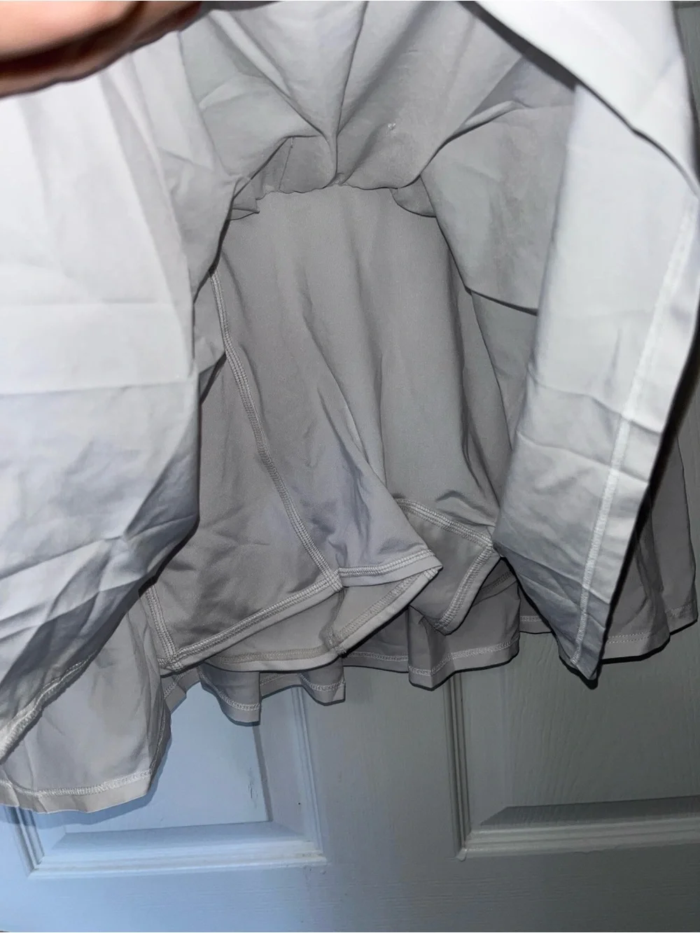 ALO Yoga White Pleated Skater Skirt Size XS